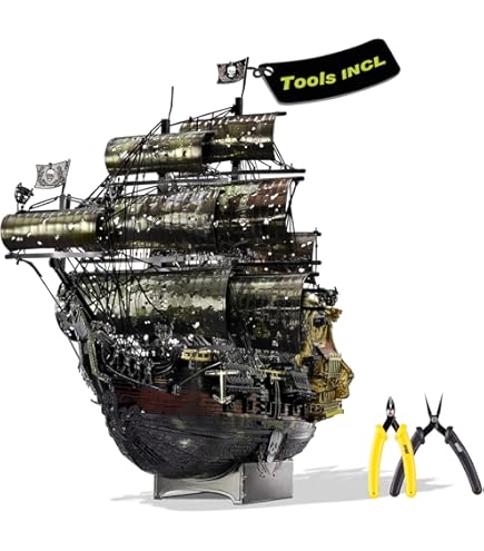 Amazon | Piececool 3Dパズル 大人用 - タイタニックメタル船模型